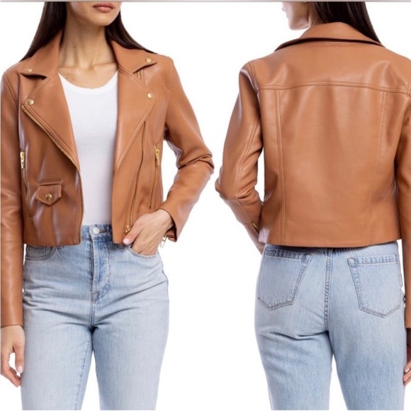 BLANK NYC Faux Leather Moto Jacket. Size: Small. Great condition - Picture 2 of 11